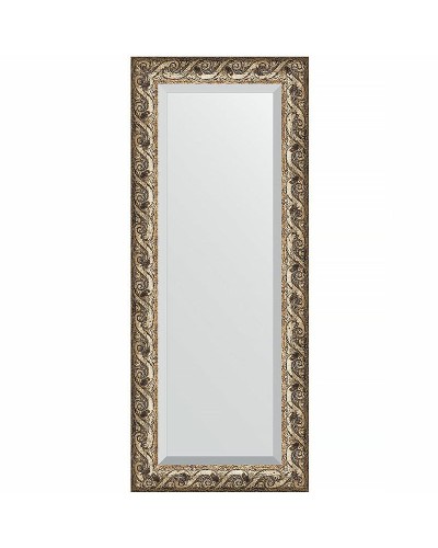 Зеркало Evoform Exclusive 136х56 BY 1259 с фацетом в багетной раме - Фреска 84 мм