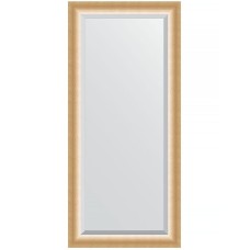 Зеркало Evoform Exclusive 166х76 BY 1211 с фацетом в багетной раме - Травленое золото 87 мм