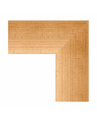 Зеркало Evoform Exclusive 166х76 BY 1211 с фацетом в багетной раме - Травленое золото 87 мм