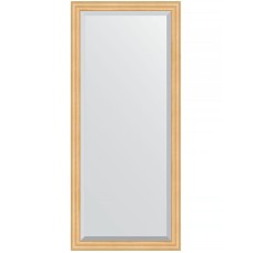 Зеркало Evoform Exclusive 161х71 BY 1203 с фацетом в багетной раме - Сосна 62 мм
