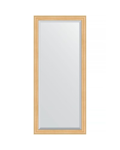 Зеркало Evoform Exclusive 161х71 BY 1203 с фацетом в багетной раме - Сосна 62 мм