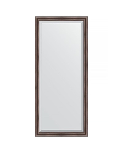 Зеркало Evoform Exclusive 161х71 BY 1204 с фацетом в багетной раме - Палисандр 62 мм