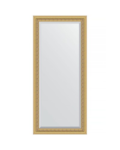 Зеркало Evoform Exclusive 165х75 BY 1304 с фацетом в багетной раме - Сусальное золото 80 мм