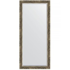 Зеркало Evoform Exclusive 163х73 BY 3590 с фацетом в багетной раме - Старое дерево с плетением 70 мм