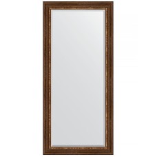 Зеркало Evoform Exclusive 166х76 BY 3595 с фацетом в багетной раме - Римская бронза 88 мм