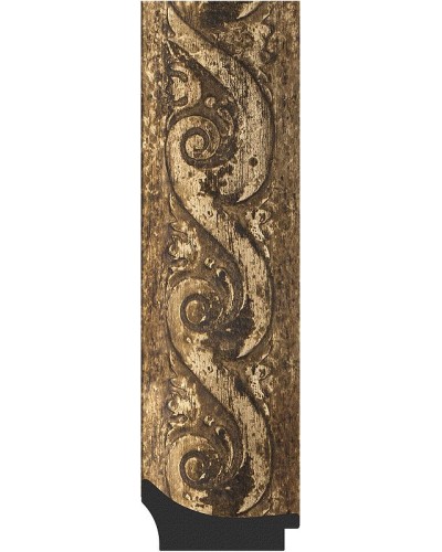 Зеркало Evoform Exclusive 176х116 BY 1319 с фацетом в багетной раме - Фреска 84 мм