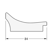 Зеркало Evoform Exclusive 176х116 BY 1319 с фацетом в багетной раме - Фреска 84 мм