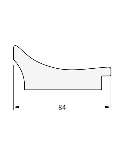 Зеркало Evoform Exclusive 176х116 BY 1319 с фацетом в багетной раме - Фреска 84 мм