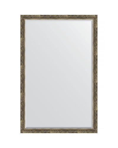 Зеркало Evoform Exclusive 173х113 BY 3616 с фацетом в багетной раме - Старое дерево с плетением 70 мм