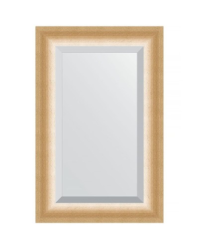 Зеркало Evoform Exclusive 86х56 BY 1141 с фацетом в багетной раме - Травленое золото 87 мм