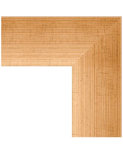 Зеркало Evoform Exclusive 86х56 BY 1141 с фацетом в багетной раме - Травленое золото 87 мм