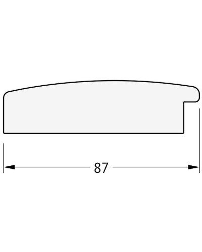 Зеркало Evoform Exclusive 86х56 BY 1141 с фацетом в багетной раме - Травленое золото 87 мм