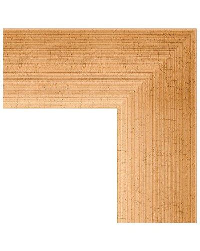 Зеркало Evoform Exclusive 96х66 BY 1181 с фацетом в багетной раме - Травленое золото 87 мм