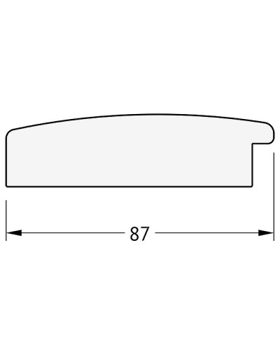 Зеркало Evoform Exclusive 96х66 BY 1181 с фацетом в багетной раме - Травленое золото 87 мм