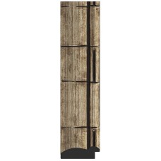 Зеркало Evoform Exclusive 93х63 BY 1176 с фацетом в багетной раме - Серебряный бамбук 73 мм