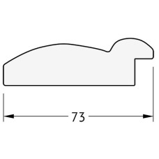 Зеркало Evoform Exclusive 93х63 BY 1176 с фацетом в багетной раме - Серебряный бамбук 73 мм
