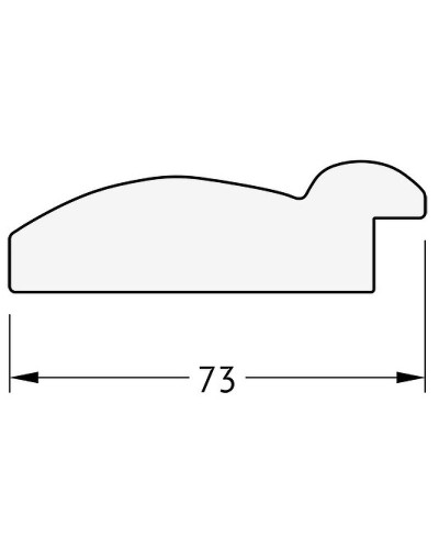 Зеркало Evoform Exclusive 93х63 BY 1176 с фацетом в багетной раме - Серебряный бамбук 73 мм