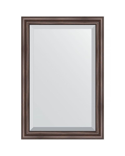 Зеркало Evoform Exclusive 91х61 BY 1174 с фацетом в багетной раме - Палисандр 62 мм