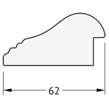 Зеркало Evoform Exclusive 91х61 BY 1174 с фацетом в багетной раме - Палисандр 62 мм