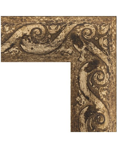 Зеркало Evoform Exclusive 86х56 BY 1239 с фацетом в багетной раме - Фреска 84 мм