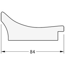 Зеркало Evoform Exclusive 86х56 BY 1239 с фацетом в багетной раме - Фреска 84 мм