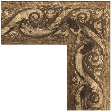 Зеркало Evoform Exclusive 96х66 BY 1279 с фацетом в багетной раме - Фреска 84 мм