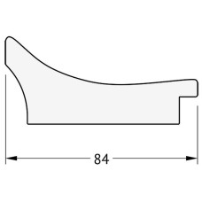 Зеркало Evoform Exclusive 96х66 BY 1279 с фацетом в багетной раме - Фреска 84 мм