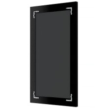 Зеркало Evoform Exclusive 89х59 BY 3423 с фацетом в багетной раме - Вензель серебряный 101 мм