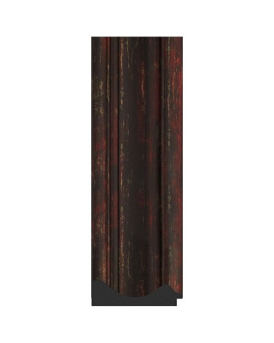 Зеркало Evoform Exclusive 89х59 BY 3421 с фацетом в багетной раме - Темный прованс 99 мм