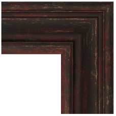 Зеркало Evoform Exclusive 89х59 BY 3421 с фацетом в багетной раме - Темный прованс 99 мм