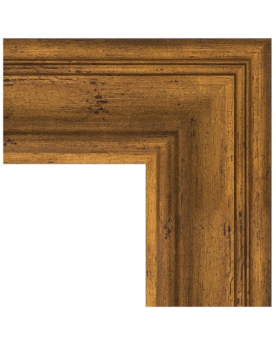 Зеркало Evoform Exclusive 89х59 BY 3420 с фацетом в багетной раме - Травленая бронза 99 мм