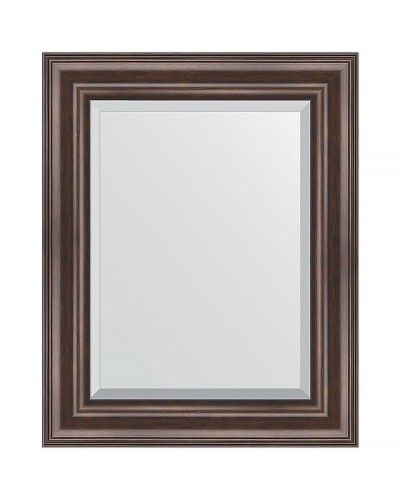 Зеркало Evoform Exclusive 51х41 BY 1356 с фацетом в багетной раме - Палисандр 62 мм