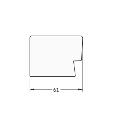Зеркало Evoform Exclusive 51х41 BY 1361 с фацетом в багетной раме - Алюминий 61 мм