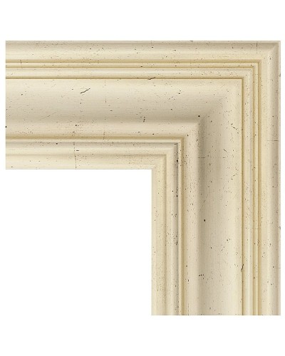 Зеркало Evoform Exclusive 89х59 BY 3419 с фацетом в багетной раме - Травленое серебро 99 мм