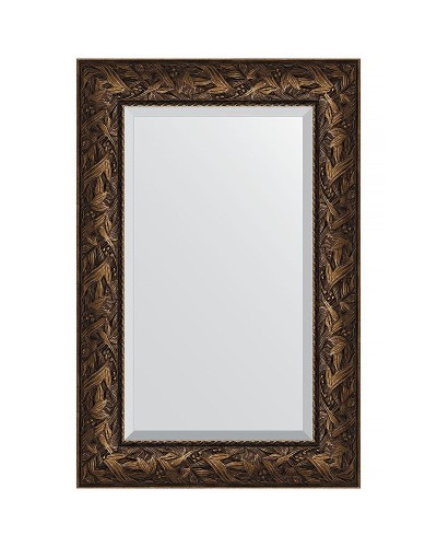 Зеркало Evoform Exclusive 89х59 BY 3417 с фацетом в багетной раме - Византия бронза 99 мм