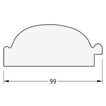 Зеркало Evoform Exclusive 89х59 BY 3417 с фацетом в багетной раме - Византия бронза 99 мм