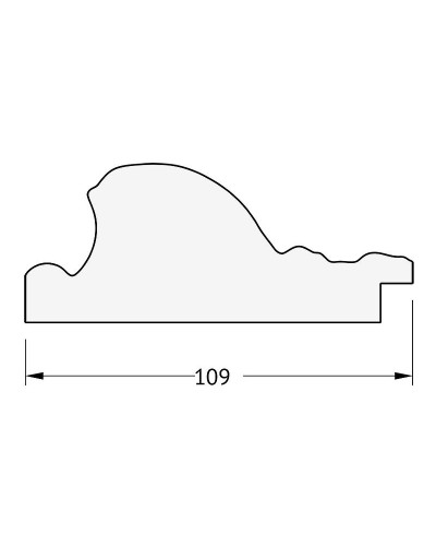 Зеркало Evoform Exclusive 180х120 BY 3635 с фацетом в багетной раме - Виньетка состаренная бронза 109 мм