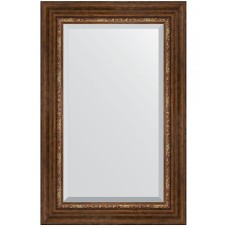 Зеркало Evoform Exclusive 86х56 BY 3413 с фацетом в багетной раме - Римская бронза 88 мм