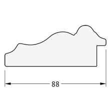 Зеркало Evoform Exclusive 86х56 BY 3413 с фацетом в багетной раме - Римская бронза 88 мм