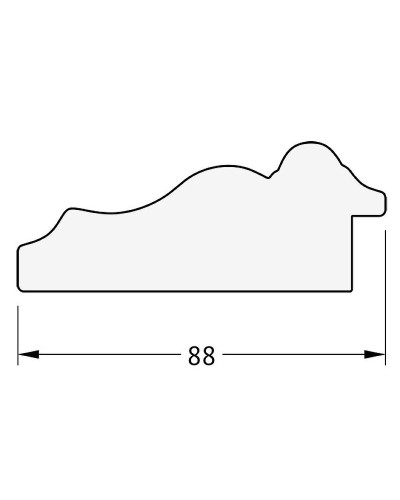 Зеркало Evoform Exclusive 86х56 BY 3413 с фацетом в багетной раме - Римская бронза 88 мм