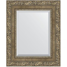 Зеркало Evoform Exclusive 55х45 BY 3359 с фацетом в багетной раме - Виньетка античная латунь 85 мм