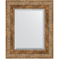 Зеркало Evoform Exclusive 55х45 BY 3358 с фацетом в багетной раме - Виньетка античная бронза 85 мм
