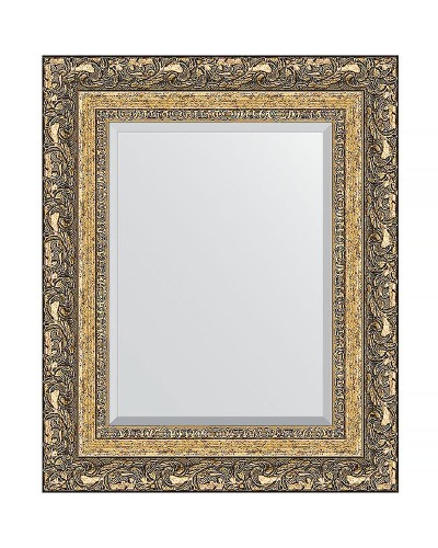 Зеркало Evoform Exclusive 55х45 BY 1372 с фацетом в багетной раме - Виньетка бронзовая 85 мм