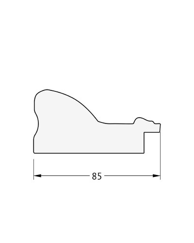 Зеркало Evoform Exclusive 55х45 BY 1372 с фацетом в багетной раме - Виньетка бронзовая 85 мм