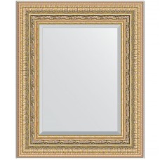 Зеркало Evoform Exclusive 55х45 BY 1366 с фацетом в багетной раме - Сусальное золото 80 мм