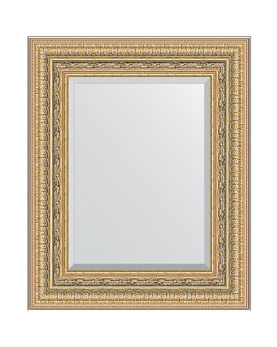 Зеркало Evoform Exclusive 55х45 BY 1366 с фацетом в багетной раме - Сусальное золото 80 мм
