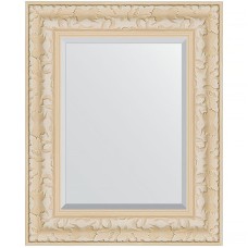 Зеркало Evoform Exclusive 55х45 BY 1364 с фацетом в багетной раме - Старый гипс 82 мм