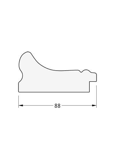 Зеркало Evoform Exclusive 56х46 BY 1367 с фацетом в багетной раме - Хамелеон 88 мм