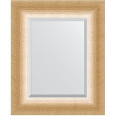 Зеркало Evoform Exclusive 56х46 BY 1363 с фацетом в багетной раме - Травленое золото 87 мм