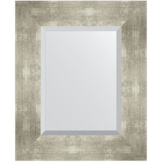 Зеркало Evoform Exclusive 56х46 BY 1362 с фацетом в багетной раме - Алюминий 90 мм